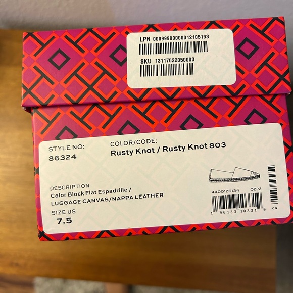 Tory Burch Espadrille:Rusty Knot Color Block - Picture 4 of 6